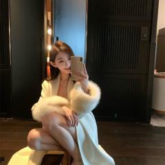 5333款 长款双袖毛毛领款